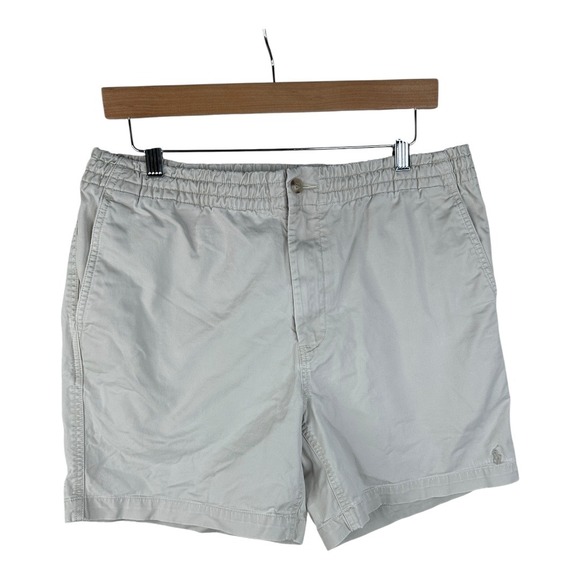 Polo Ralph Lauren Womens Khaki Shorts 6" inseam Size Large - light khaki - Picture 1 of 10